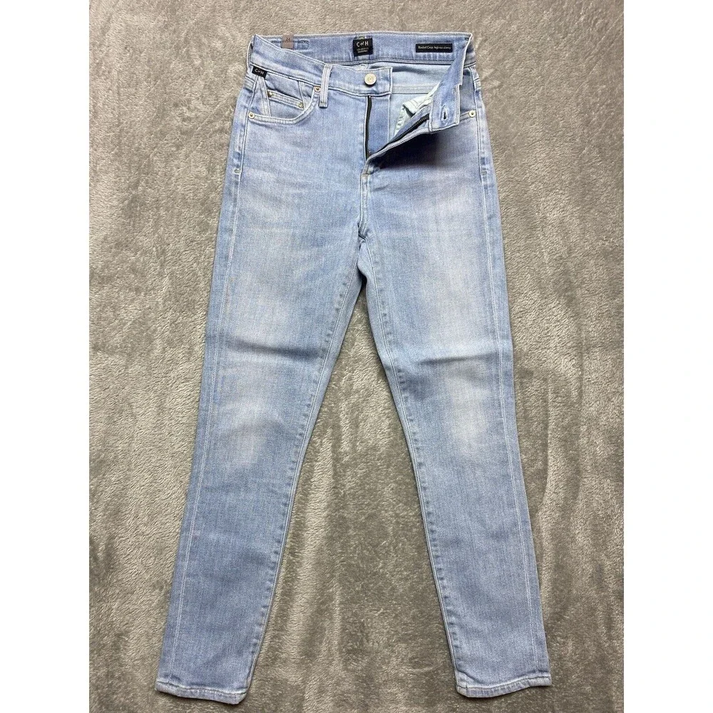 Citizens Of Humanity The Rocket Crop HighRise Skinny Stretch Jeans Women’s Sz 24